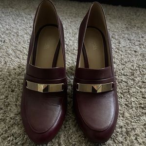 MICHAEL Michael Kors Burgundy Heels
